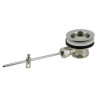 Bonde lavabo en laiton chromee avec tirette