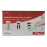 Bonde de lavabo laiton design clic-clac, pour vasques avec trop-plein - réf. 0501084