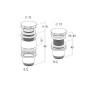 L3219-bonde lavabo laiton design/ clap.fixe