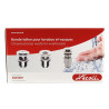 Bonde de lavabo laiton design clic-clac, pour vasques sans trop-plein