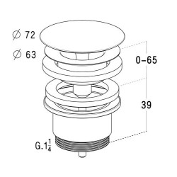 L32uf-bonde universelle capot fixe