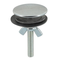 11c-cache trou lisse chrome