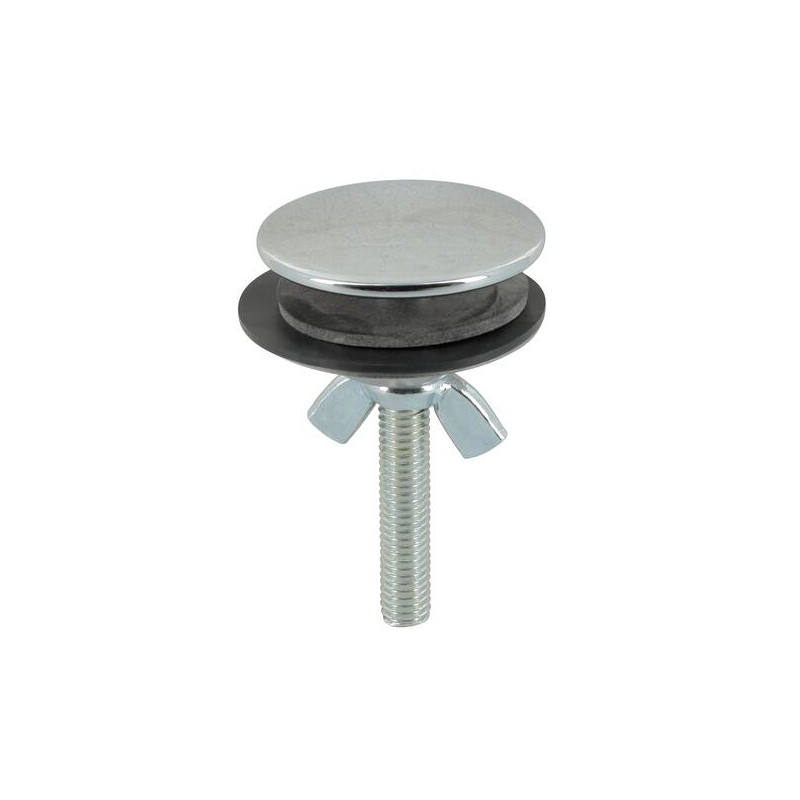 11c-cache trou lisse chrome