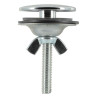 11c-cache trou lisse chrome