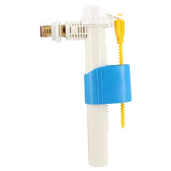 Robinet flotteur silencieux, alimentation latérale G 1/2°', mamelon laiton