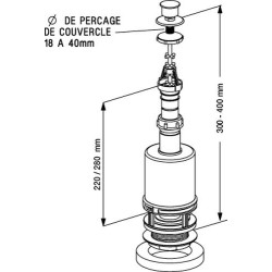 3500c-mecanisme tirette interromp.chrome