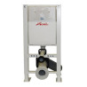 Bâti-support autoportant,faible hauteur,double volume 3/6 l, 750 mm, sans plaque