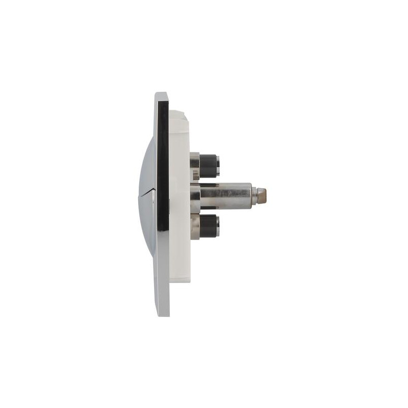 GOUTTE Plaque de commande Chrome brillant