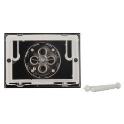 GOUTTE Plaque de commande Chrome brillant