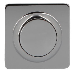 Bp1v-bouton 1v chrome brillant bati