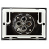 BOUTONS RONDS Plaque de commande Chrome bril