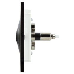BOUTONS RONDS Plaque de commande Chrome bril