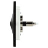 BOUTONS RONDS Plaque de commande Chrome bril