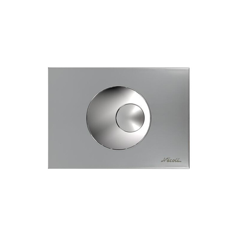 BOUTONS RONDS Plaque de commande Chrome mat / GV chrome brillant / PV chrome mat