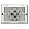 BOUTONS RONDS Plaque de commande Chrome mat / GV chrome brillant / PV chrome mat