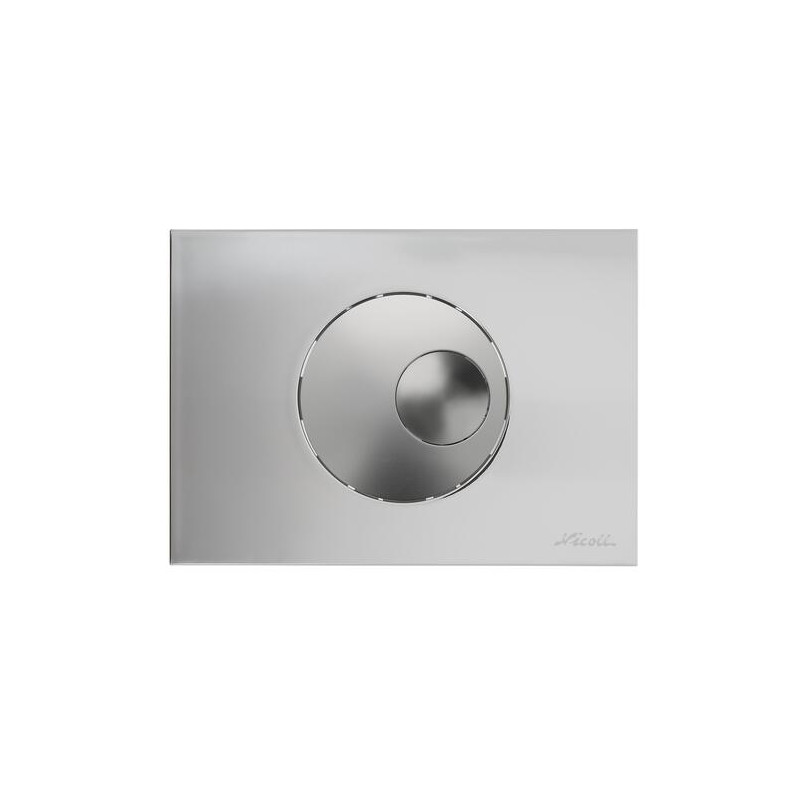 BOUTONS RONDS Plaque de commande Chrome brillant / GV chrome mat / PV chrome bri