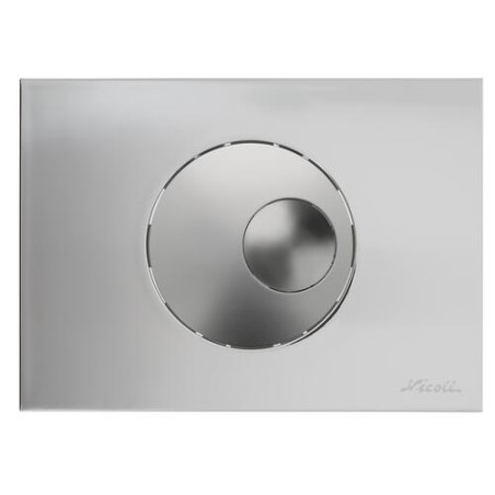 BOUTONS RONDS Plaque de commande Chrome brillant / GV chrome mat / PV chrome bri