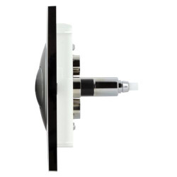 BOUTONS RONDS Plaque de commande Chrome brillant / GV chrome mat / PV chrome bri