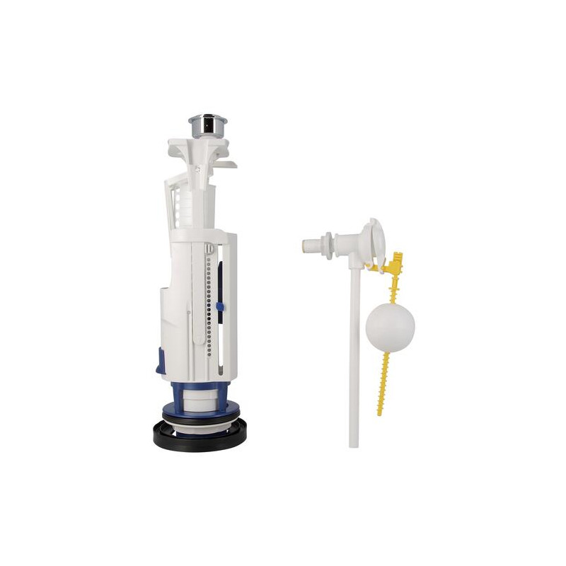 Mécanisme double volume, à étrier avec robinet flotteur à boule