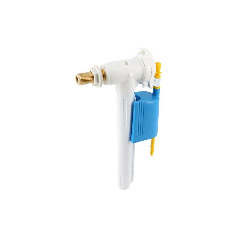 Robinet flotteur hydraulique à contre pression, alimentation latérale
