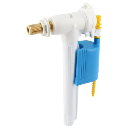 Robinet flotteur hydraulique à contre pression, alimentation latérale