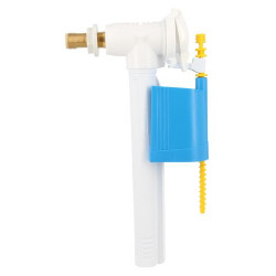 Robinet flotteur hydraulique à contre pression, alimentation latérale
