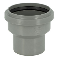 Réduction concentrique CR4 Ø125/100 mm Mâle/Femelle Joint Standard Gris