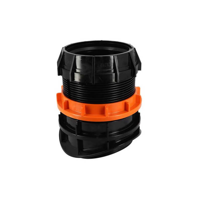 EasyClip Plus Ø160 avec rotule pour tubes annelés, PVC PP PE PRV lisses