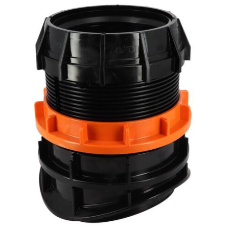 EasyClip Plus Ø160 avec rotule pour tubes annelés, PVC PP PE PRV lisses Ø400