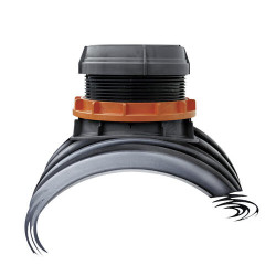 EasyClip Plus Ø160 avec rotule pour tubes annelés, PVC PP PE PRV lisses Ø300/315