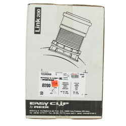 EasyClip Link Ø200 mm pour tubes annelés, PVC PP PE PRV lisses Ø400 mm