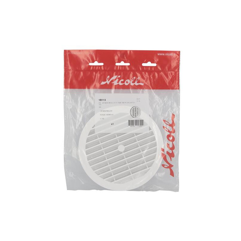 Gr men.reglem.ronde 100 avec moustiquaire d-150