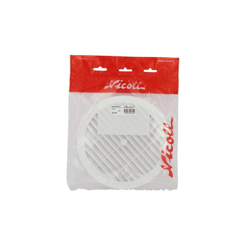 Gr men.reglem.ronde 150 avec moustiquaire d-175
