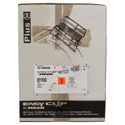 EasyClip Plus Ø160 avec rotule pour tubes en béton Ø300