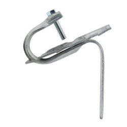 Étrier galvanisé pour tuile, fixation métallique pour crochets bandeaux - réf. CTO