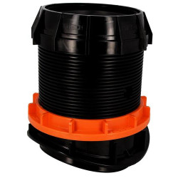 EasyClip Plus Ø160 avec rotule pour tubes en béton ou annelés Ø400