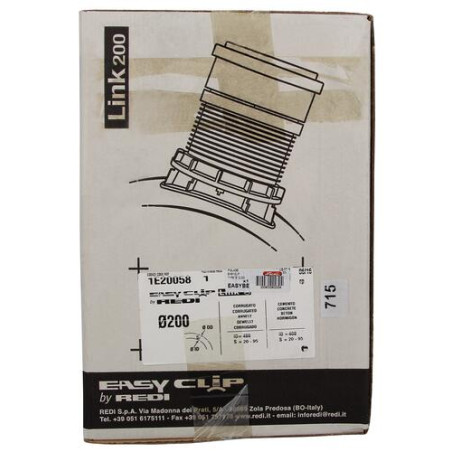 EasyClip Link Ø200 mm pour tubes en béton ou annelés Ø400 mm