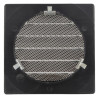 Grille d'aération pour façade, carrée 149 x 149, à clipser, anthracite
