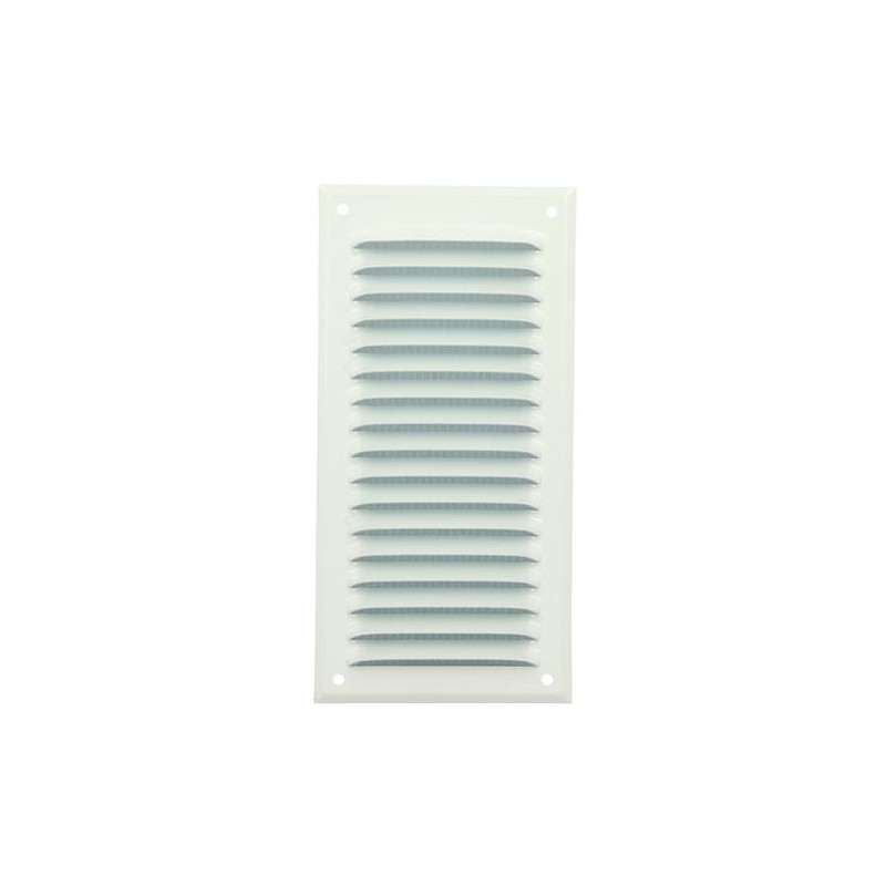 Grille_persienne_alu blanc mous.20x10 - réf. LM2010B