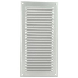 Grille_persienne_alu gris moustiquaire 30x15 - réf. LM3015G