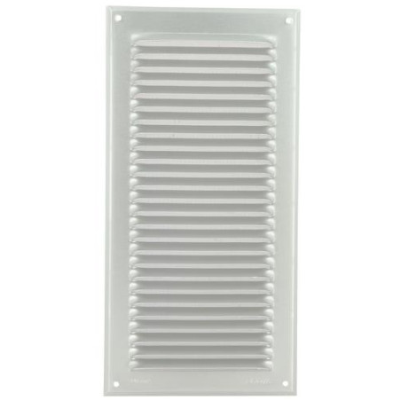 Grille_persienne_alu gris moustiquaire 30x15 - réf. LM3015G