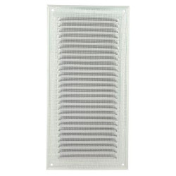 Grille_persienne_alu gris moustiquaire 30x15 - réf. LM3015G
