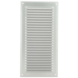 Grille_persienne_alu gris moustiquaire 30x15 - réf. LM3015G