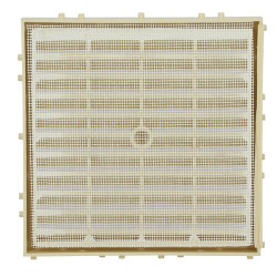 Grille mac reglem. carrée 100 m sable - réf. M114S