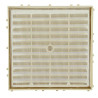 Grille mac reglem. carrée 100 m sable - réf. M114S