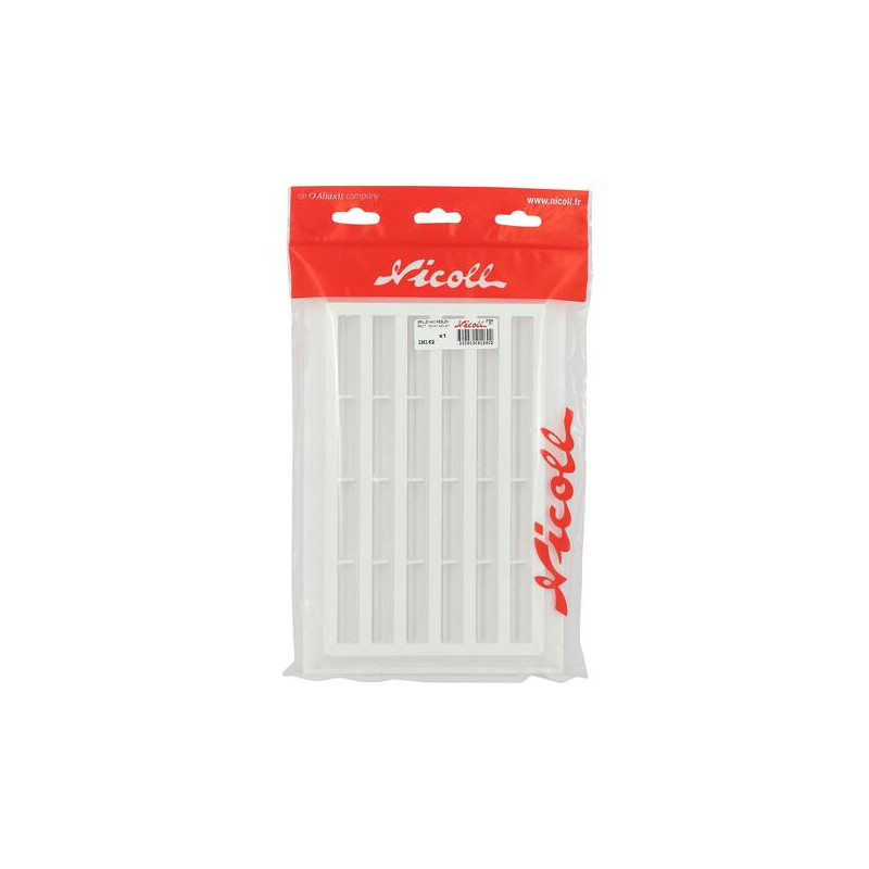 Sous sachet, grille rectangulaire blanche, type 150, avec moustiquaire