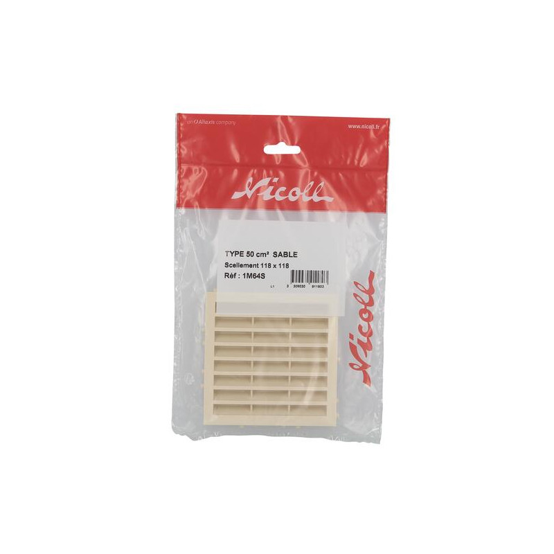 Grille mac combinaison carrée m sable