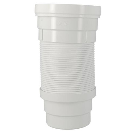 Pipe souple de WC à mémoire de forme, pour la révovation, longueur 250-570