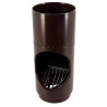 Piège à feuilles TECHTAN® pour tube de descente de gouttière Ø 80 mm, marron