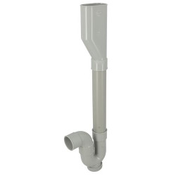 Siphon double m.a.l. sortie horizontale Ø40